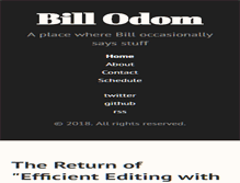 Tablet Screenshot of billodom.com